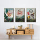 Temple of Flora VI - Floater Framed Canvas Set