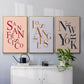 City Center Type I - Floater Framed Canvas Set