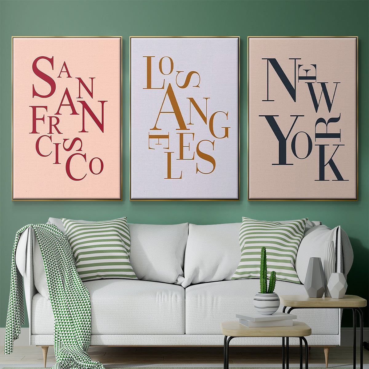City Center Type I - Floater Framed Canvas Set