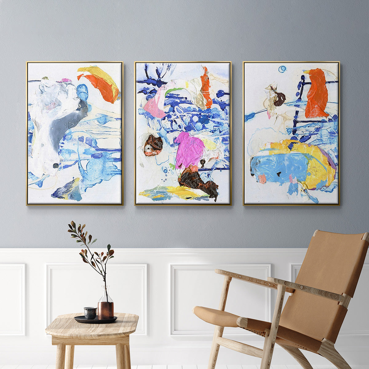 Evidence I - Floater Framed Canvas Set
