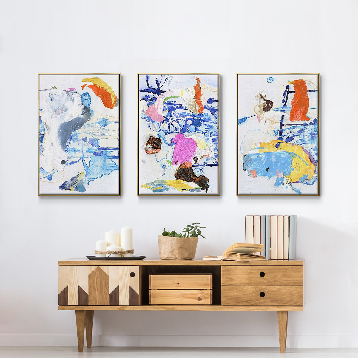 Evidence I - Floater Framed Canvas Set