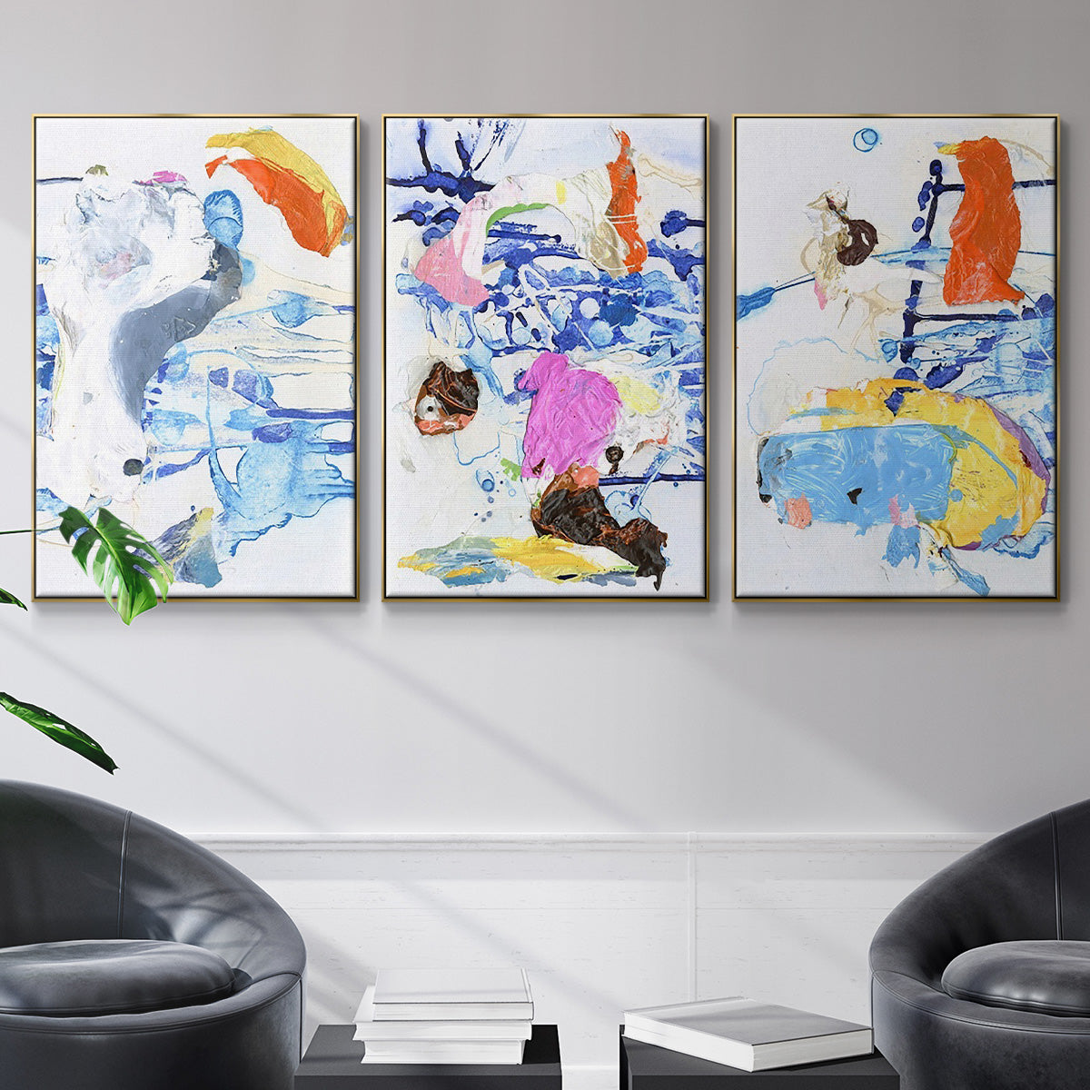 Evidence I - Floater Framed Canvas Set