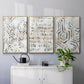 Sand Glyphs I - Floater Framed Canvas Set