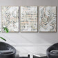 Sand Glyphs I - Floater Framed Canvas Set