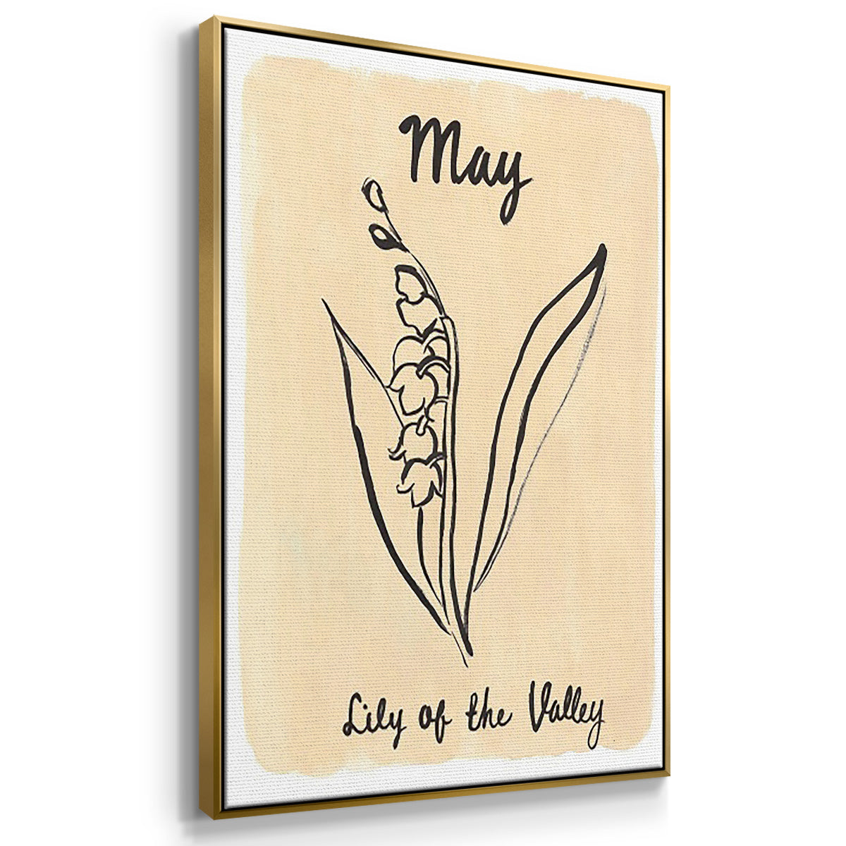 Birth Month IV - Floater Framed Canvas Set