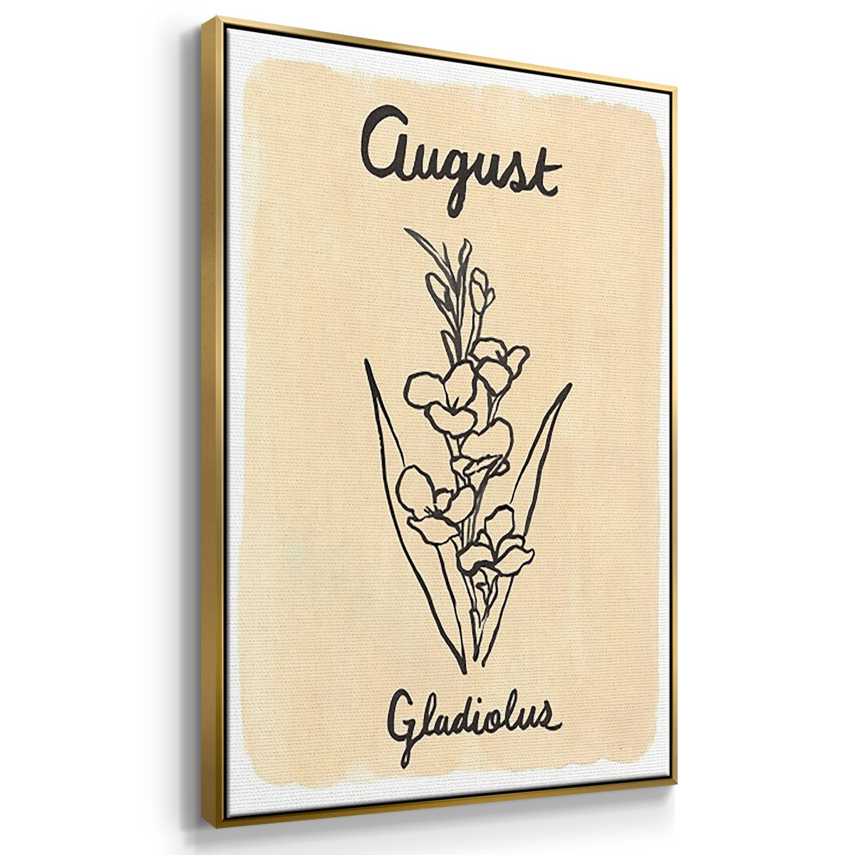 Birth Month VI - Floater Framed Canvas Set