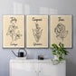 Birth Month VI - Floater Framed Canvas Set