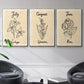 Birth Month VI - Floater Framed Canvas Set