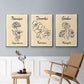 Birth Month X - Floater Framed Canvas Set