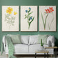 Flowers of the Seasons IV - Floater Framed Canvas Set