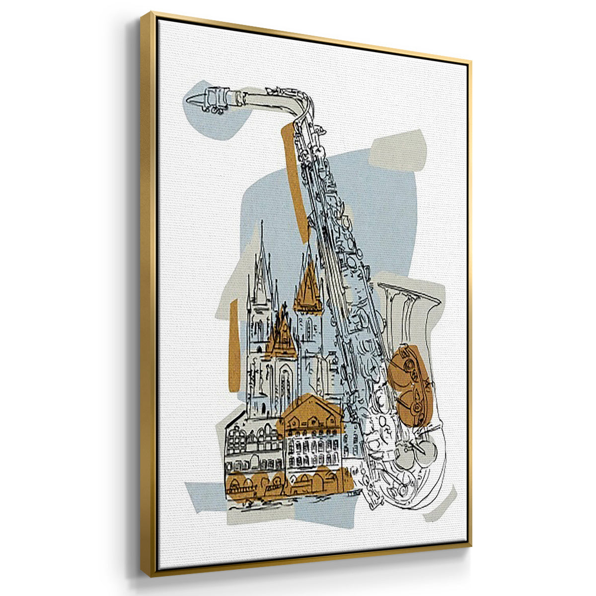 Rehearsal I - Floater Framed Canvas Set