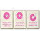 Sweet Melody I - Floater Framed Canvas Set