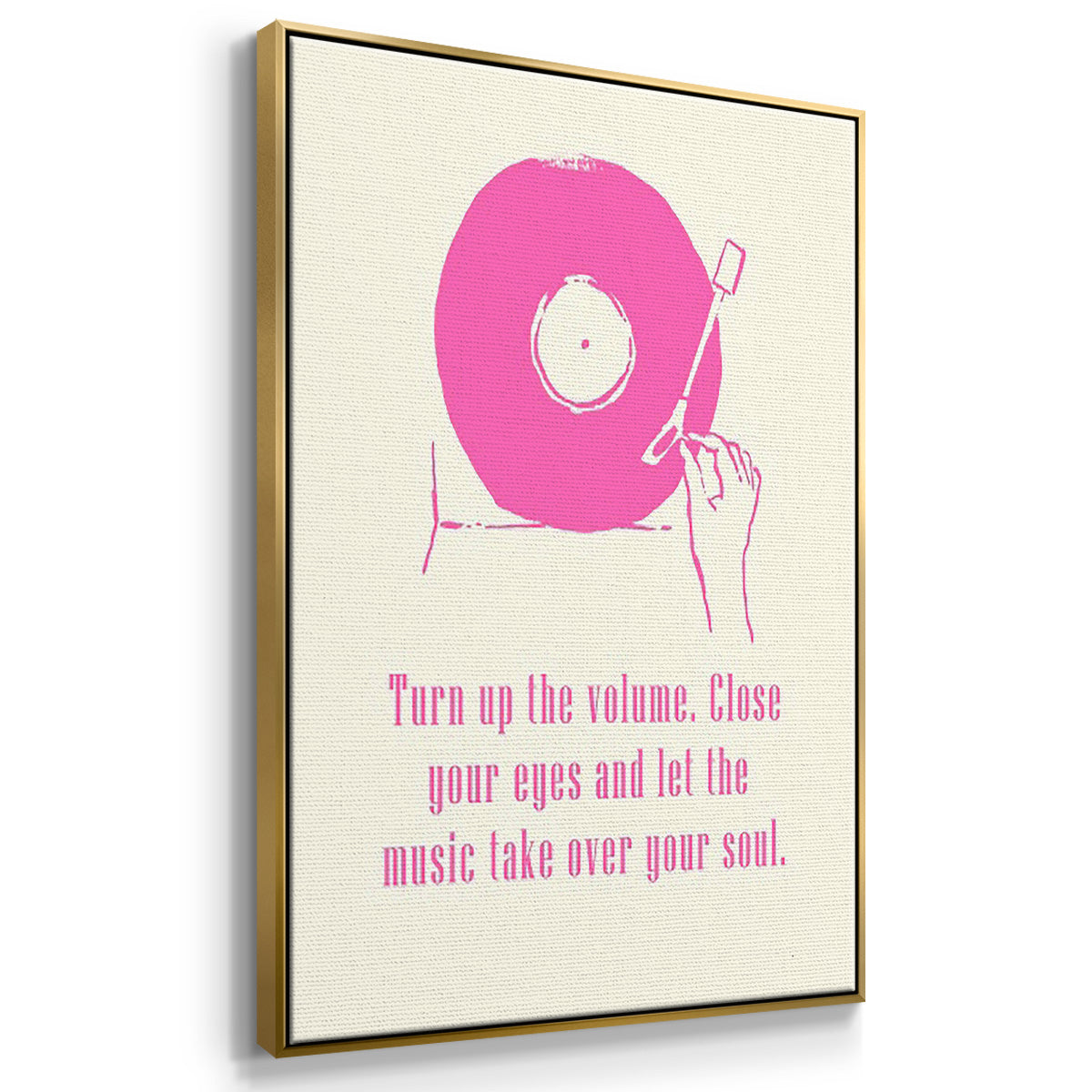 Sweet Melody I - Floater Framed Canvas Set