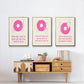 Sweet Melody I - Floater Framed Canvas Set