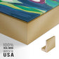 Blue Tropics I - Floater Framed Canvas Set