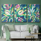 Blue Tropics I - Floater Framed Canvas Set