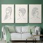 Greek Busts I - Floater Framed Canvas Set