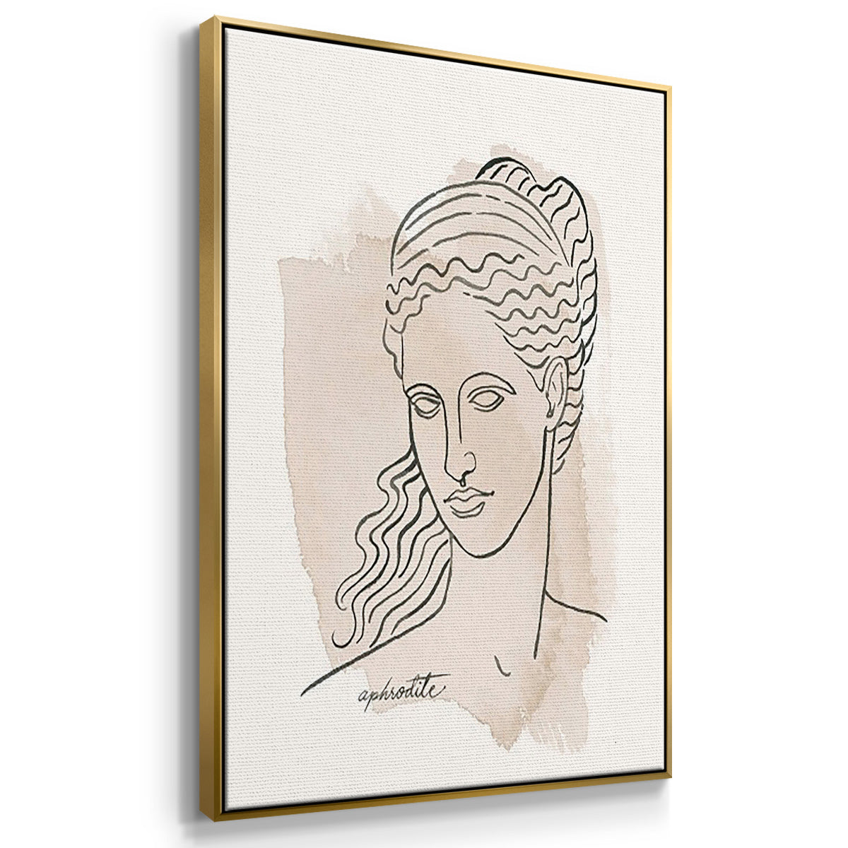 Greek Busts IV - Floater Framed Canvas Set