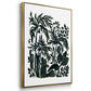 Ink Jungle I - Floater Framed Canvas Set