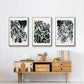 Ink Jungle I - Floater Framed Canvas Set