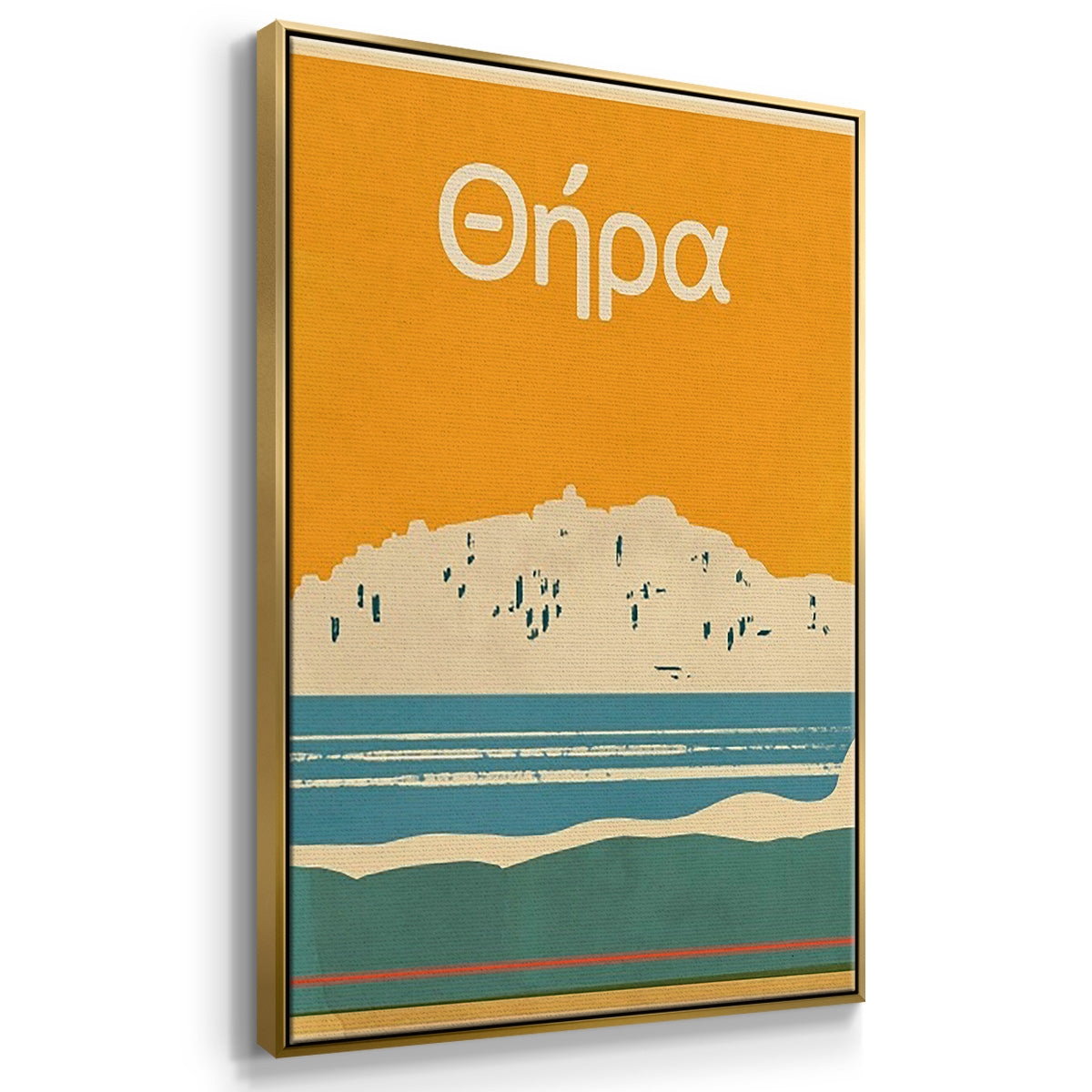 Summer Abroad I - Floater Framed Canvas Set
