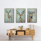 Fantastic Florals Cow - Floater Framed Canvas Set
