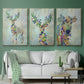 Fantastic Florals Cow - Floater Framed Canvas Set