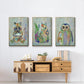 Fantastic Florals Owl - Floater Framed Canvas Set
