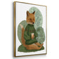 Hot Chocolate Bear - Floater Framed Canvas Set