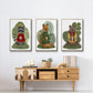 Hot Chocolate Bear - Floater Framed Canvas Set