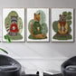 Hot Chocolate Bear - Floater Framed Canvas Set