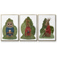 Latte Moose in Sweater - Floater Framed Canvas Set
