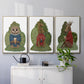 Latte Moose in Sweater - Floater Framed Canvas Set