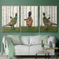 Pheasant Shooting Party 1 - Floater Framed Canvas Set