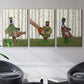 Pheasant Shooting Party 5 - Floater Framed Canvas Set