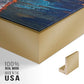 Cadmium Winter Solstice I - Floater Framed Canvas Set