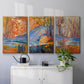 Cadmium Winter Solstice I - Floater Framed Canvas Set
