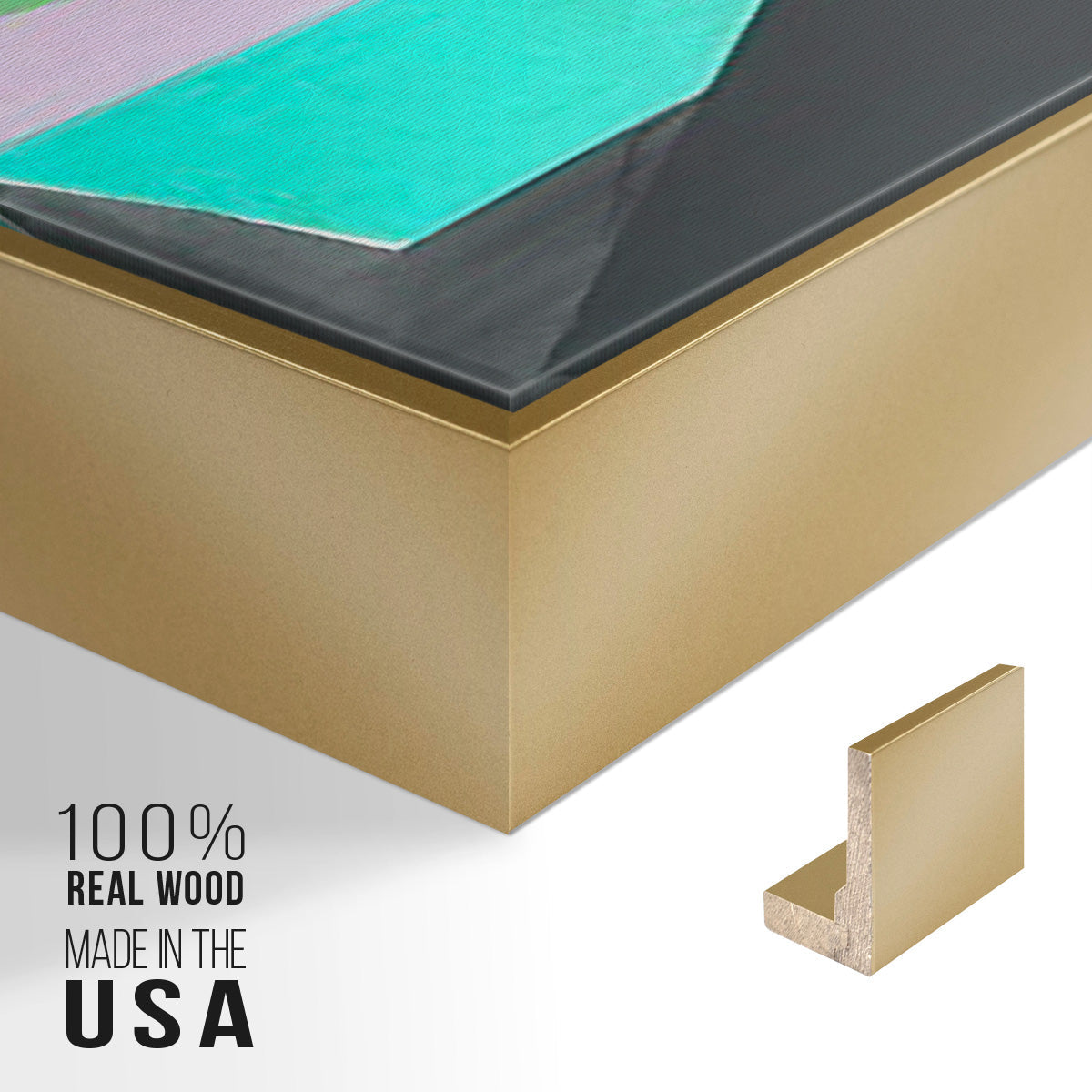 Chop I - Floater Framed Canvas Set