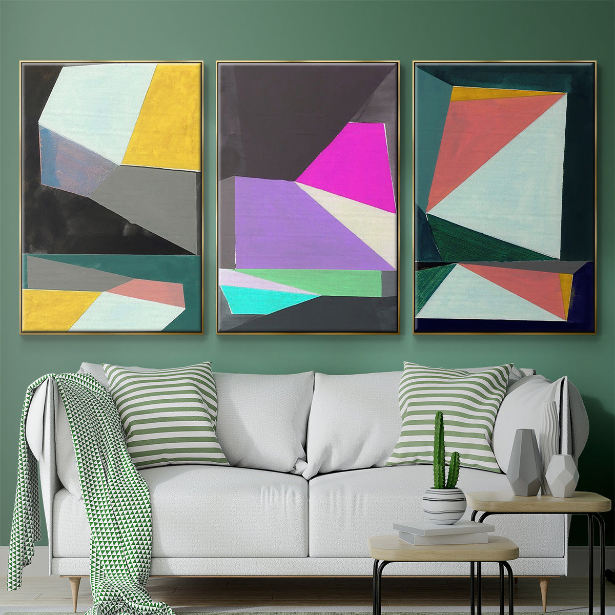 Chop I - Floater Framed Canvas Set