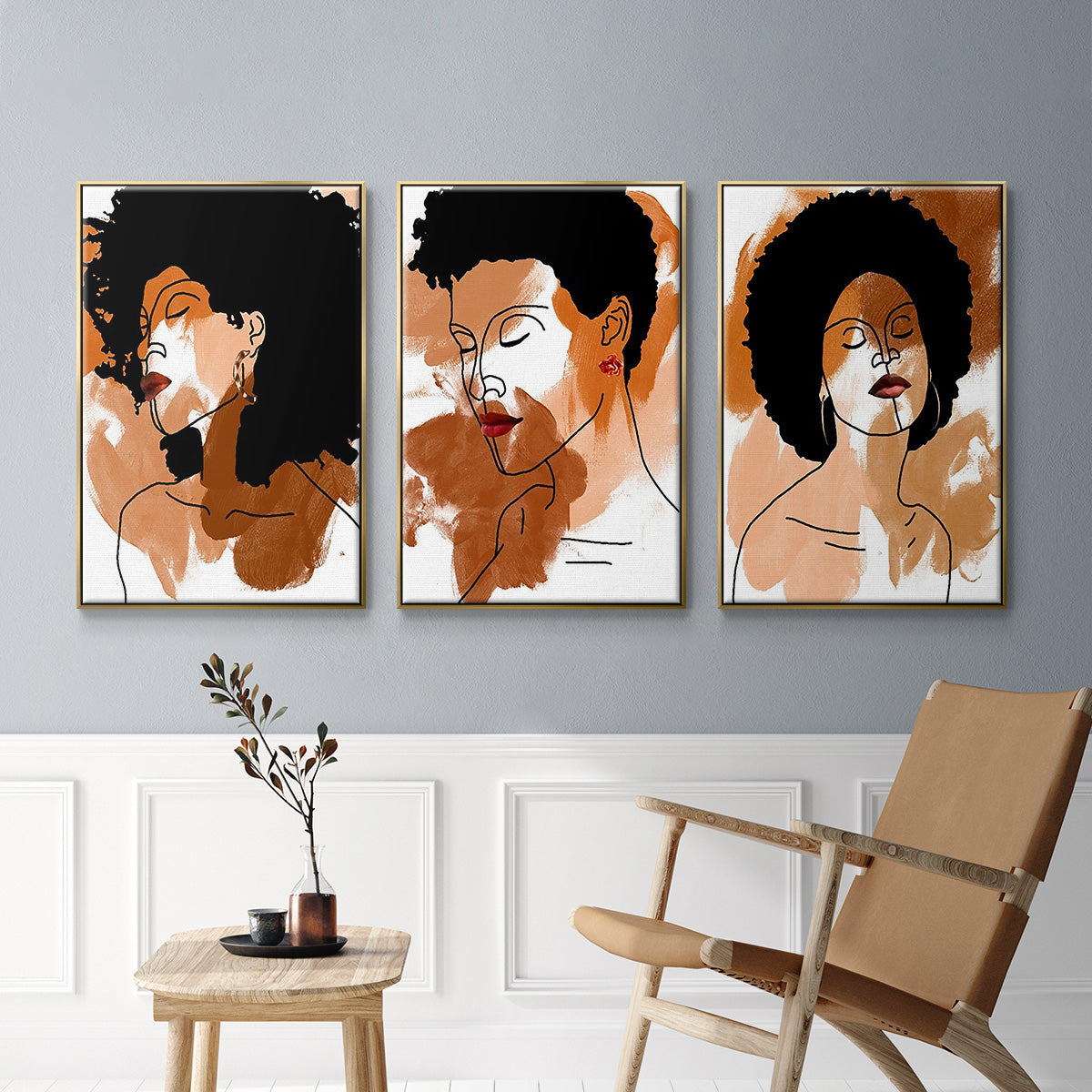 Phenomal Women I - Floater Framed Canvas Set