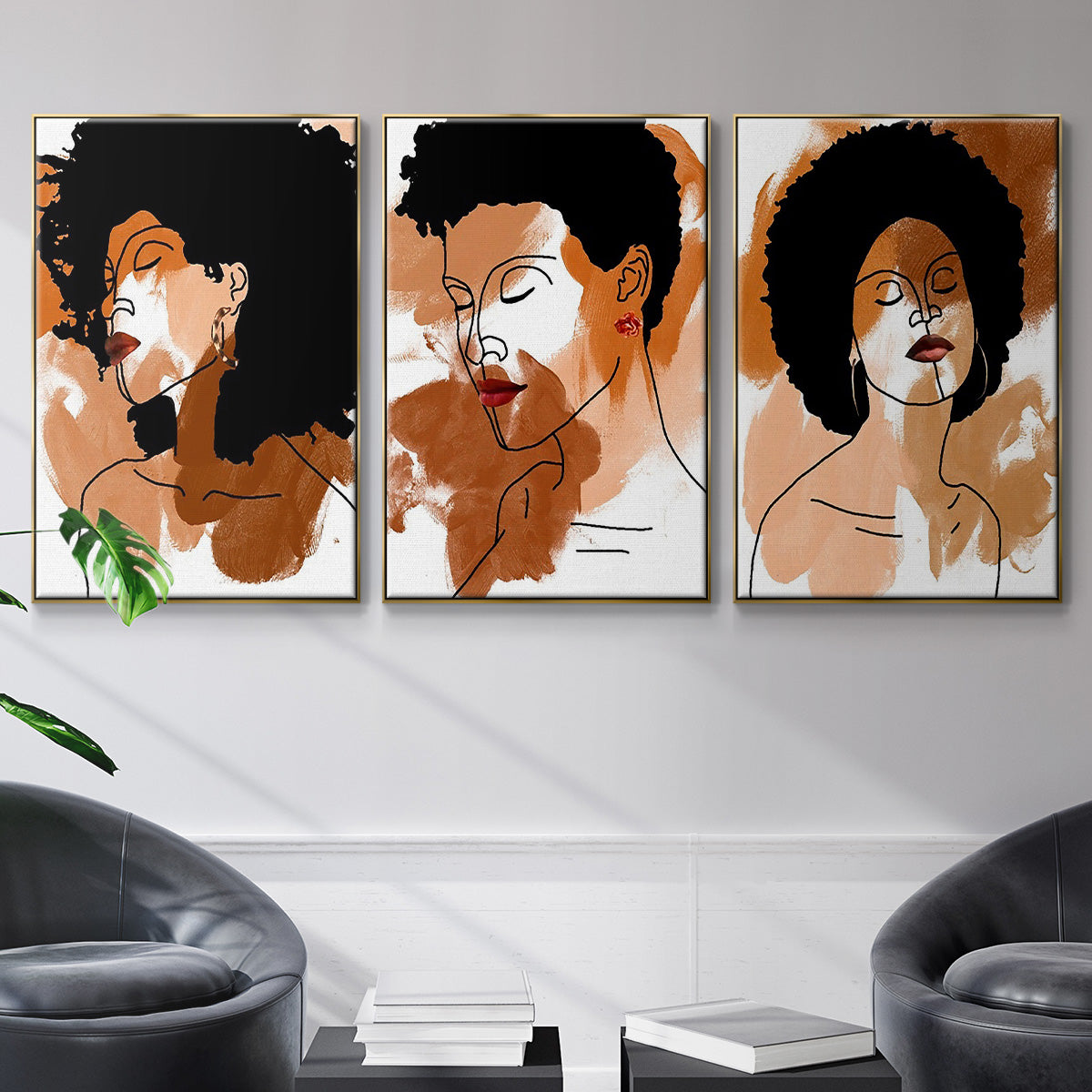 Phenomal Women I - Floater Framed Canvas Set