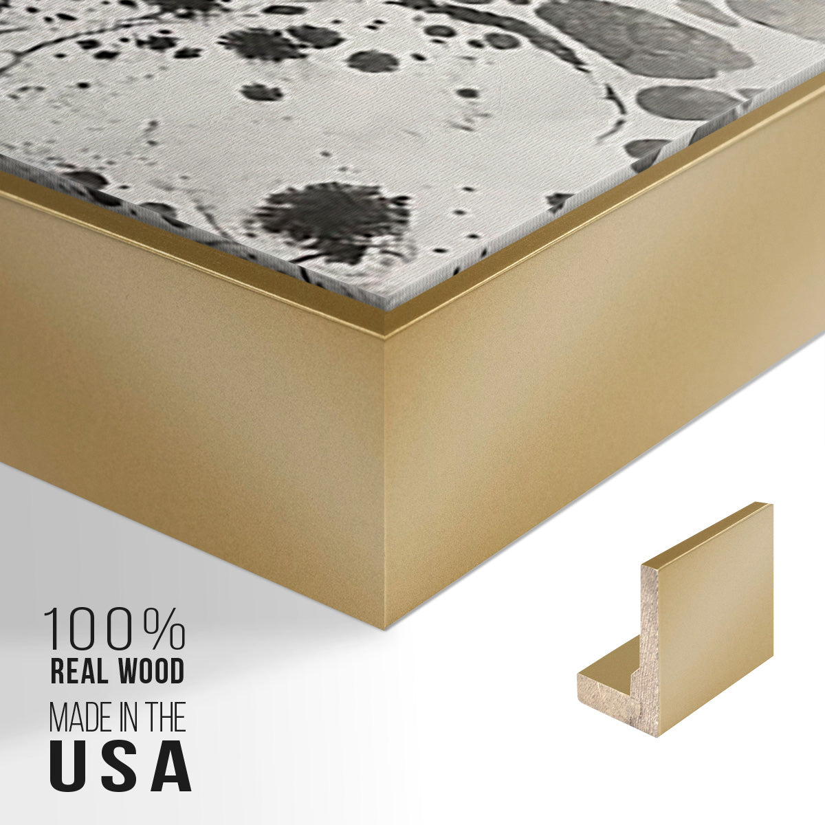Marbling I - Floater Framed Canvas Set