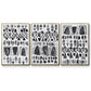 Grey Arches I - Floater Framed Canvas Set