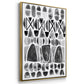 Grey Arches I - Floater Framed Canvas Set