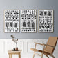 Grey Arches I - Floater Framed Canvas Set