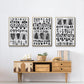 Grey Arches I - Floater Framed Canvas Set