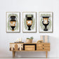 Greek Vases I - Floater Framed Canvas Set