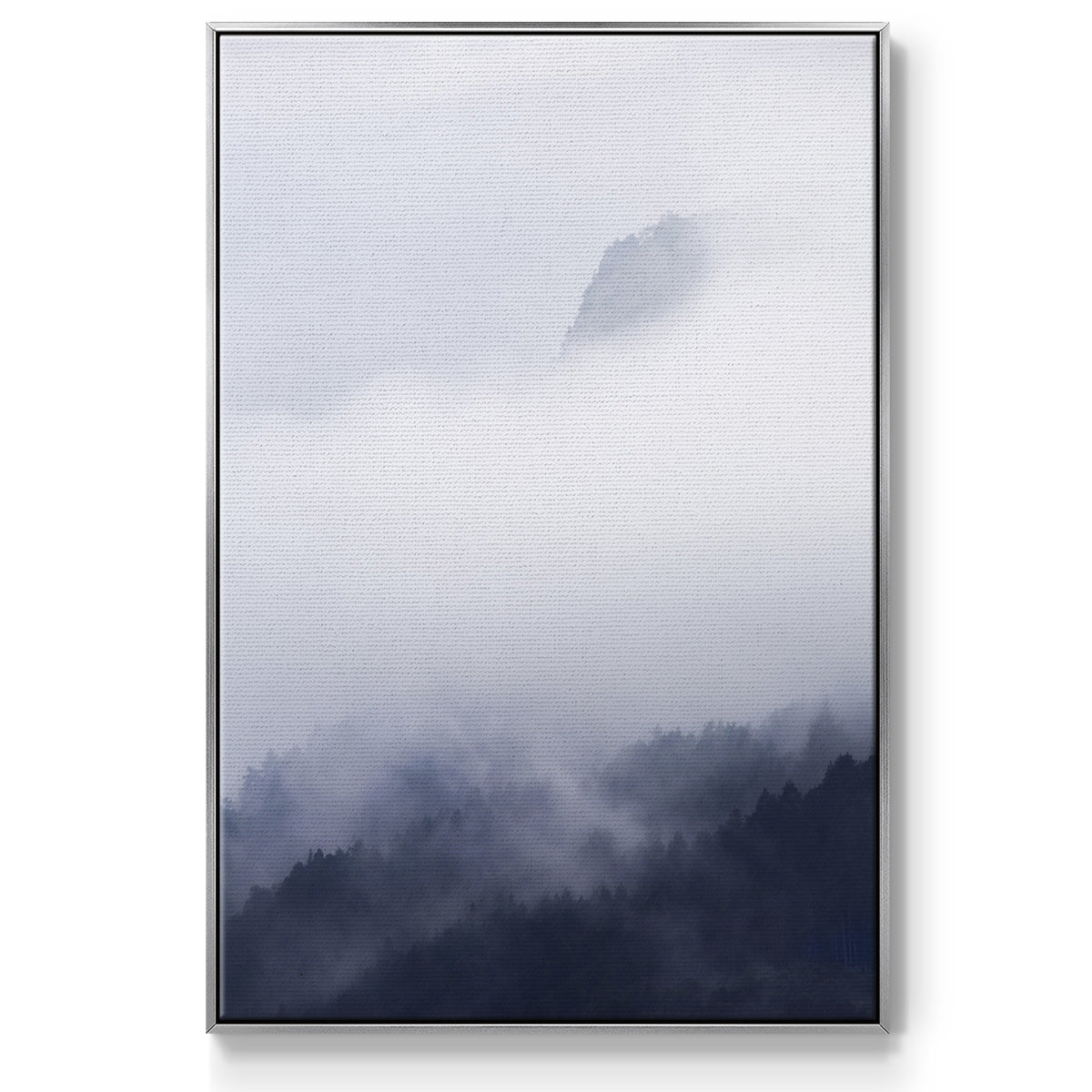 Above the Clouds - Floater Framed Canvas Print