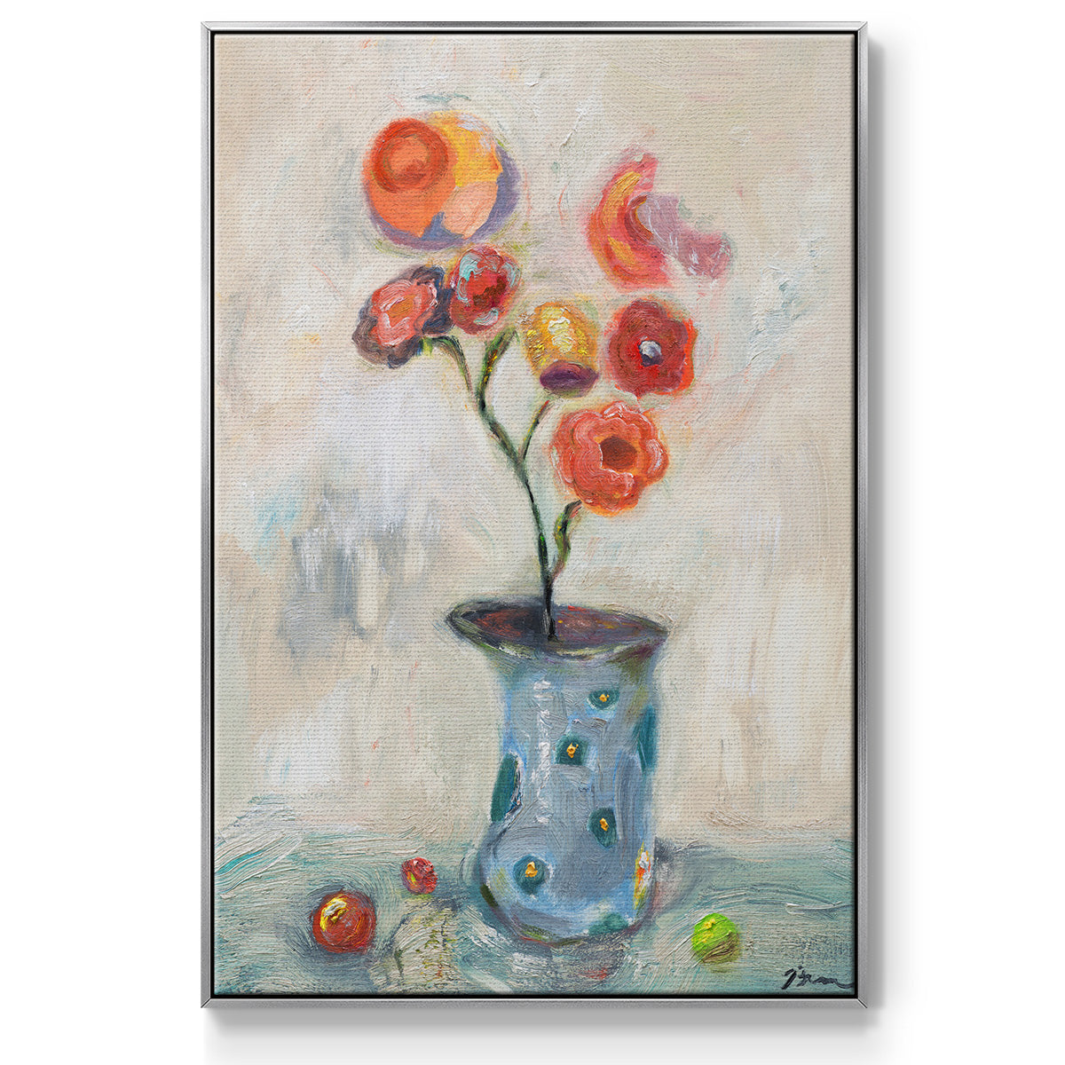 Fruit of Life - Floater Framed Canvas Print