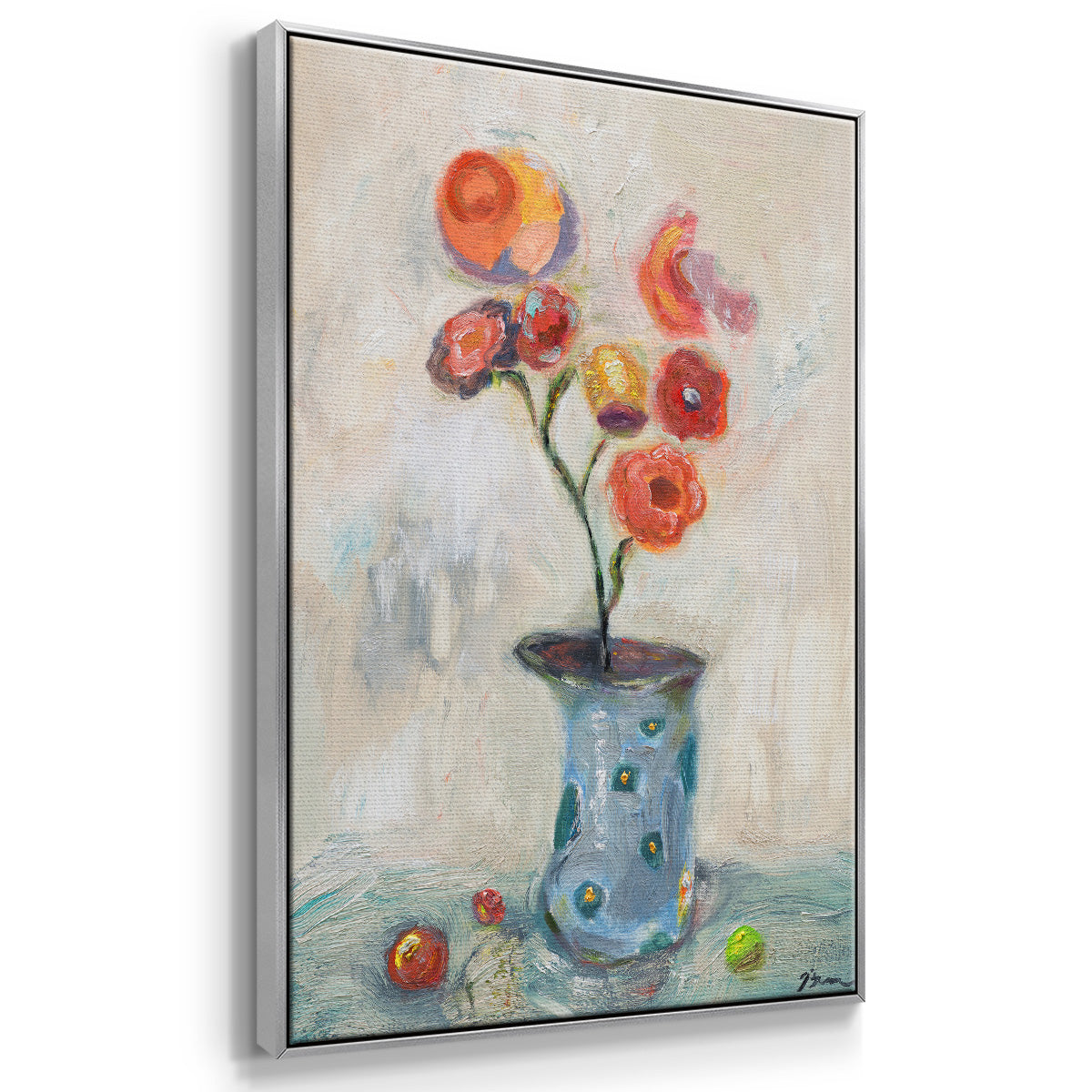 Fruit of Life - Floater Framed Canvas Print